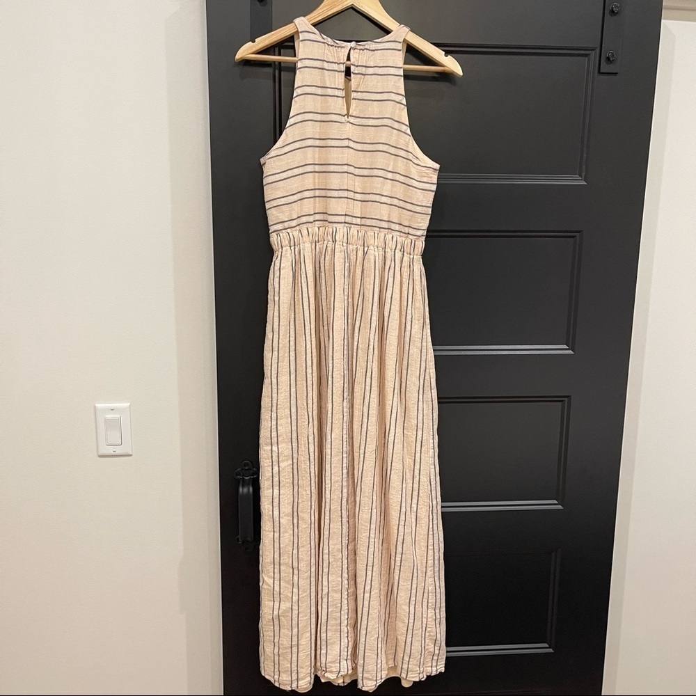 Lauren Conrad Sleeveless Multi Stripe Maxi Dress Size Small - Picture 9 of 9